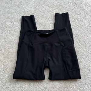 X by Gottex Black 7/8th Workout Leggings